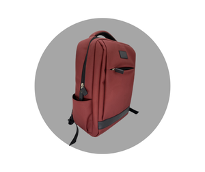 กระเป๋าเป้สะพายหลังคุณภาพสูงสําหรับผู้ชายแล็ปท็อปกระเป๋าเป้สะพายหลังแล็ปท็อปกันน้ําสีแดงพร้อมพอร์ต USB ผลิตในเวียดนาม - Product Image 1