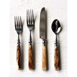 Table à manger moderne, Logo personnalisé, épaisse, plate, Laser, poignée, Royal, luxe, élégant, couverts en acier inoxydable - Product Image 3