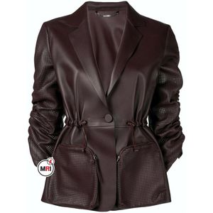 Automne et hiver vente chaude vestes pour femmes avec fermeture éclair à manches longues chaud en plein air dames veste en cuir flambant neuf en gros PU Lea - Product Image 1