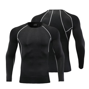 Haute qualité Sport Baselayer collants Compression t-shirt personnalisé hommes athlétique à manches longues homme Compression chemise - Product Image 1