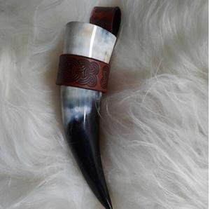 Cuerno para beber de dragón Vikingo, soporte personalizado, cuerno de búfalo para beber Vikingo, cuerno para beber Natural pulido - Product Image 4