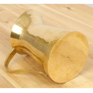 Factory Sell 10 cm Jug / <b>vase</b> / pitcher || Simple design || Vintage solid brass || Housewarming Gift - Product Image 3