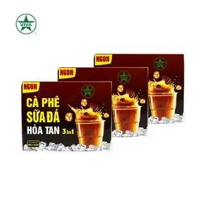 2022 베트남 카페인 최고 기능 달콤한 맛 3in1 아이스 음료 우유 인스턴트 커피 분말 20g x 10 상자 포장