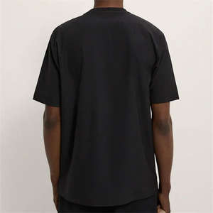 T-shirt oversize de créateur streetwear pour homme, personnalisé, en coton, avec poche, grande taille, coupe ample, 100% coton, séchage rapide, écologique - Product Image 3