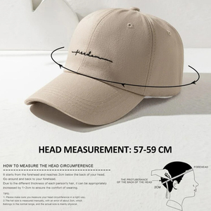 Gorra de béisbol deportiva de 6 paneles más vendida, gorra ajustable de goma de tela impresa personalizada, gorra ajustada de 5 paneles de algodón suave de Color sólido - Product Image 6