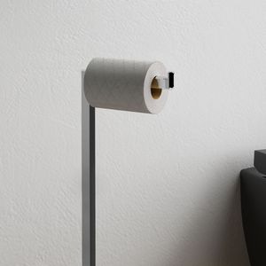 Serie Pianosa Set accessorio da bagno in acciaio inossidabile supporto per rotolo cromato lucido e porta scopino da bagno confezione da 1 - Product Image 3