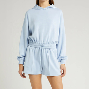 New Arrival Outdoor Wear Hoodies New Fashionable <b>Crop</b> <b>Top</b> Hoodies for Women <b>Top</b> Quality <b>Crop</b> <b>Top</b> Breathable Hoodies - Product Image 5