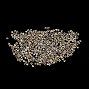 Proveedor DE LA India Diamante marrón pequeño natural Tamaño de 1MM-1,40 MM Corte brillante redondo Diamante SI para la fabricación de joyas de pendientes de anillo - Product Image 4