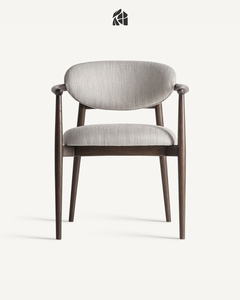 Silla de Comedor Elarviona Hecha a Mano en Madera de Teca, Estilo Escandinavo Moderno, Ecológica, Duradera, de Madera Sólida, de Lujo, Premium para Comedor - Product Image 3