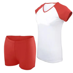 Vente en gros OEM, conception personnalisée, uniformes de volley-ball pour femmes, sans manches, courts, imprimés par sublimation, ensemble de maillots à séchage rapide, vêtements de sport - Product Image 5