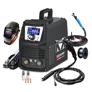 Saldatrice Inverter LEVIN FLUXMIG 120A 230V 3 in 1 (Arc, TIG, MIG) Senza <span class=keywords><strong>Gas</strong></span> per Hobbisti Fai-da-te - Product Image 1