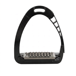 Estribos de seguridad de aluminio TOUGH TACK para montar a caballo, duraderos, color amarillo con plataforma texturizada. - Product Image 4