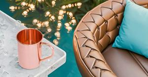 Tazas de mula de Moscú de metal de cobre Classique-Capacidad de tazas sólidas puras hechas a mano 100%-16 oz - Product Image 5