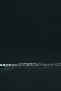 Bracelet de déclaration de princesse moissanite diamant de laboratoire durable 16.52ct vs1 or rose or argent oem bas quantité minimale de commande b2b - Product Image 4