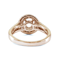 Bague de fiançailles et de mariage classique en or rose massif 18 carats de haute qualité avec diamant naturel serti à griffes de 0,72 ct pour femme, fabriquée en Chine