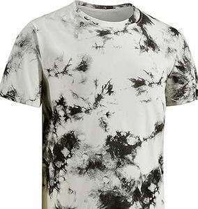 Jersey de algodón peinado de peso pesado para hombre, camiseta con logotipo estampado personalizado en blanco, ajuste de gran tamaño, logotipo estampado personalizable - Product Image 6