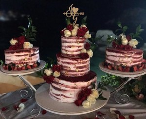 Etal-Soporte de pastel de tres niveles, Exhibidor de postres para boda, hogar, hotel, restaurante, fiesta de cumpleaños y evento, equipo de decoración - Product Image 4