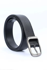 Ceintures OEM de haute qualité avec logo personnalisé pour hommes en cuir véritable de luxe avec boucle ardillon en alliage style formel vente en gros - Product Image 4