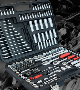 <span class=keywords><strong>1</strong></span>/4 "3/8" <span class=keywords><strong>1</strong></span>/<span class=keywords><strong>2</strong></span> "216pcs Đức Ratchet kết hợp ổ cắm công cụ Kit cờ lê Bộ dụng cụ cầm tay Bộ ổ cắm Bộ - Product Image 3