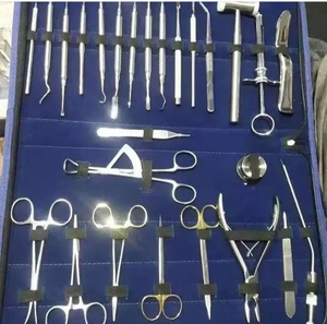 Ensemble de dissection vétérinaire 25 pièces Kit complet Outils en acier réutilisables Haute qualité pour l'opération des animaux de compagnie par Lore Enterprises - Product Image 6