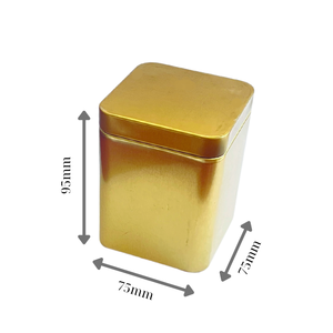 Lata de metal personalizable OEM, caja de regalo vacía de grado alimenticio para caramelos, goma de mascar, almacenamiento de chocolate y azúcar, característica reciclable - Product Image 1