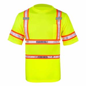 Oem Wholesale Hi Vis Reflective Safety Polo Shirts For Men Custom Logo Short Sleeve Safety Clothing With Low Moq - Product Image 6