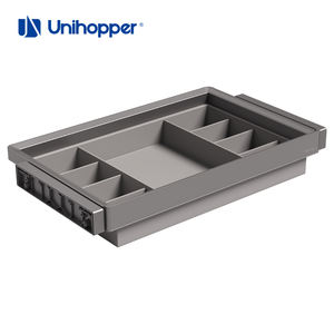 UNIHOPPER MONIKA 2.0 Accessori per Armadio Organizzatore Estraibile con Chiusura Morbida Cassetto in Pelle per Biancheria Intima - Product Image 5