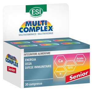 ESI Premium, Mezcla Italiana Natural de Vitaminas y Minerales que Proporciona Energía, Fórmula Equilibrada y Segura, 30 Tabletas para el Bienestar Diario - Product Image 1