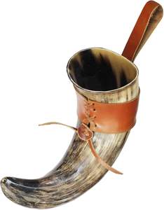 Cuerno Vikingo para Beber de la Mejor Calidad, Pulido, Estilo Animal Tallado Antiguo, Ecológico, Exportador de la India por HANNAN HANDICRAFT - Product Image 6