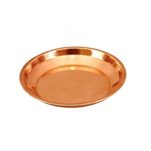 Petit plateau décoratif doré en laiton bibelot bijoux plat à soupe pour salle de bain parfum bougie serviette en acier inoxydable plaque à clés - Product Image 5