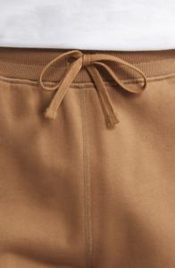 Short de survêtement en coton molletonné 100% pour hommes taille haute avec cordon de serrage couleur unie vêtements de fitness décontractés pour le travail de la salle de sport teint en plaine pour les garçons - Product Image 4