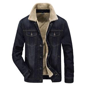 Ventes en gros de vestes en jean tendance surdimensionnées pour hommes, style sport personnalisé, veste en jean pour hommes pour les activités de plein air - Product Image 4