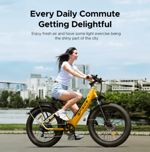 พร้อมจัดส่งจักรยานไฮบริดไฟฟ้าแบบมีจอ LCD 21 สปีด โครงอะลูมิเนียม 250W ล้อ 24 นิ้ว จักรยานไฟฟ้าแบบ Trekking 48V 16Ah - Product Image 3