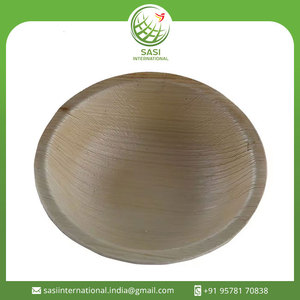 Cuencos ovalados desechables de hoja de palma natural para servir ensaladas, frutas y alimentos para bodas y ocasiones - Product Image 2