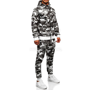 Survêtement d'hiver à capuche coupe-vent personnalisé pour hommes de grande taille Respirant Coton Polyester Solide Écologique Derniers ensembles - Product Image 1