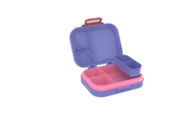 Boîte à lunch bento en plastique écologique sans BPA, de qualité alimentaire, anti-fuite, à compartiments multiples, compatible lave-vaisselle, pour enfants d'âge scolaire