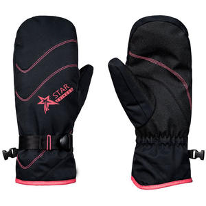 Custom Winter <b>Gloves</b> for Boys and Girls Warm Leather Ski Mittens for Outdoor Sports and Snowboarding - Product Image 1