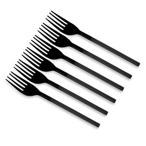 Vente chaude Moderne En Acier Inoxydable Argenterie Ensemble Noir Couverts De Mariage Y Compris Cuillère À Café Fourchette Durable pour Les Occasions De Fête - Product Image 1