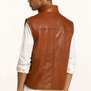 Gilet en cuir d'hiver pour homme PURITY SPORTS, durable, respirant, coupe-vent, vêtements d'extérieur décontractés, design de qualité supérieure, best-seller - Product Image 4