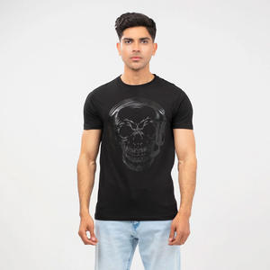 เสื้อยืดผ้าคอตตอนพิมพ์โลโก้ได้ตามต้องการเสื้อยืดลำลองสำหรับทั้งชายและหญิง - Product Image 2