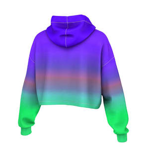 Offre Spéciale prix sweats à capuche courts pour les femmes en gros Design de mode sweats à capuche courts pour les femmes nouveauté sweats à capuche courts femmes - Product Image 6