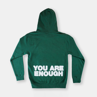 Sweat-shirt à capuche en molleton vert uni pour homme, coupe classique, décontracté, avec poche avant, idéal pour l'automne