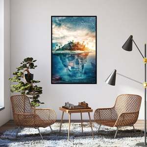 Modern Style Hidden Depths Paper <b>Poster</b> for Wall Use - Product Image 2