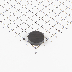 Magnete a disco in ferrite Ø20x4,5mm magnetico su entrambi i lati. - Product Image 1