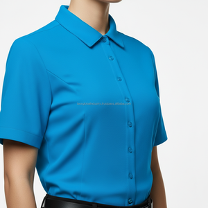 Conjunto de Uniforme Corporativo Personalizado en Color Azul para Personal, Hombres y Mujeres, Uniforme Formal para Recepción de Hotel, Fabricante de Uniformes de Oficina - Product Image 3