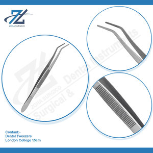 แหนบทันตกรรมลอนดอน15ซม. แบบ Autoclavable ทำจากสแตนเลสที่ใช้พลังงานด้วยมือคีบฝ้ายจากปากีสถาน - Product Image 4