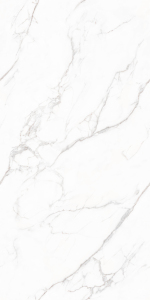 Baldosa de Porcelana Delphine con Aspecto de Mármol Blanco, Moderna, Antibacteriana, Brillante, de 600x1200 mm, para Suelos de Villas, Salas, Baños y Salones - Product Image 5
