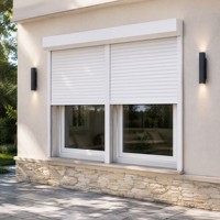 Volet roulant en aluminium sur mesure, télécommandé, isolant thermique, insonorisant, coupe-vent, pour usage commercial