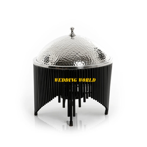 <b>Table</b> Decorative Metal Food Warmer Superior Quality Handmade Luxury Casserole Dinnerware Hot Selling Decorative Metal Hotpot - Product Image 2