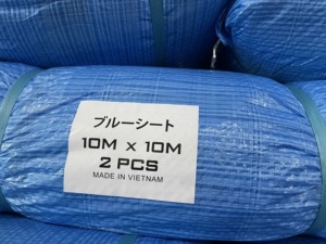 El mejor vendedor OEM/ODM malla de lona azul 6x6 Alta Calidad entrega rápida precio bajo material PE de Servicio Ligero de la fábrica de Vietnam - Product Image 5